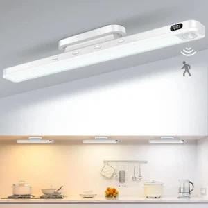 Rechargeable Motion Sensor LED Light 5W Under Cabinet Battery Display