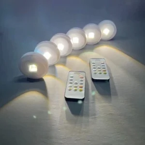 Kitchen Puck Spot Light 1200mAh Battery Magnetic Stick On Touch & Remote Control